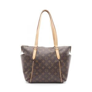Louis Vuitton Totally Tote Bag Canvas Leather Monogram Brown